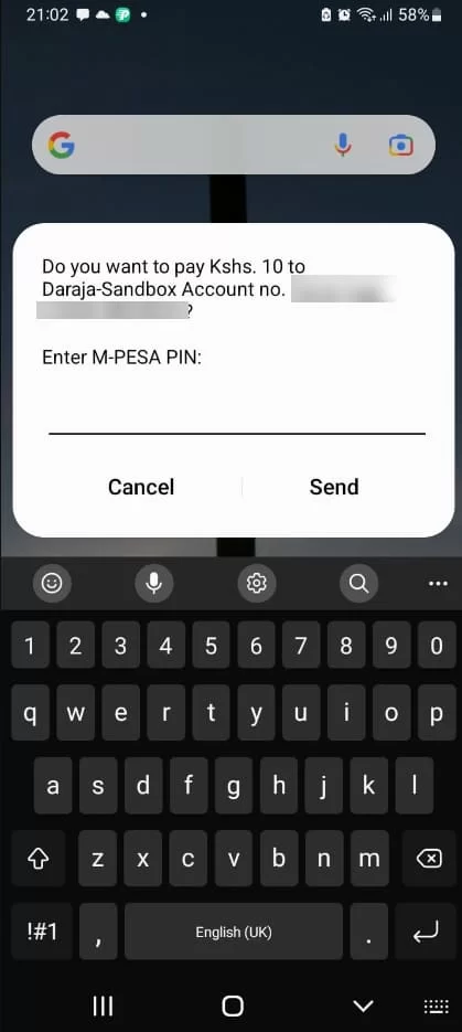 Image of MPESA STK Push plugin mobile on M PESA API Integration: How to integrate Mpesa Into your Website or Application [2024 New Guide] by Burst Digital tagged WordPress payment gateway WordPress Mpesa integration Secure Mpesa transactions Mpesa payment plugin